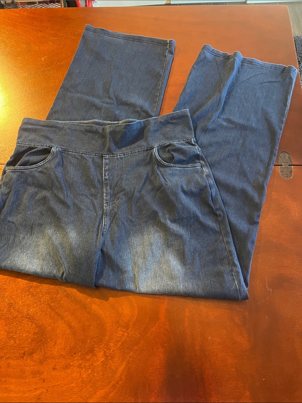 a new day Dark Blue Wide-Leg Pull-On Pants